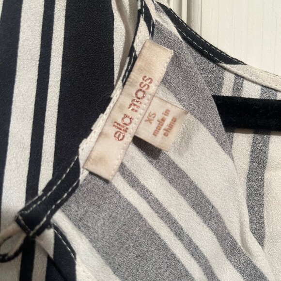 Ella Moss Annika Playsuit Romper Striped | Size XS - Picture 3 of 5